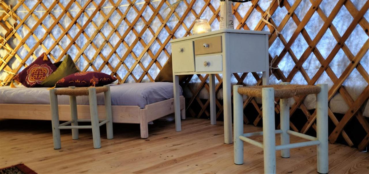 Mongolische Jurte Im Art.Quartier Hotel Velgast Buitenkant foto